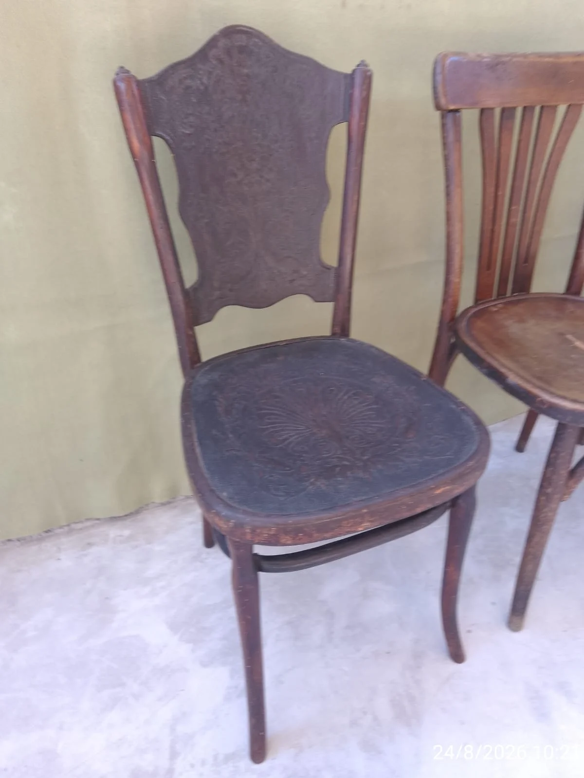 Juego X3 sillas de diseño para restaurar — foto 5