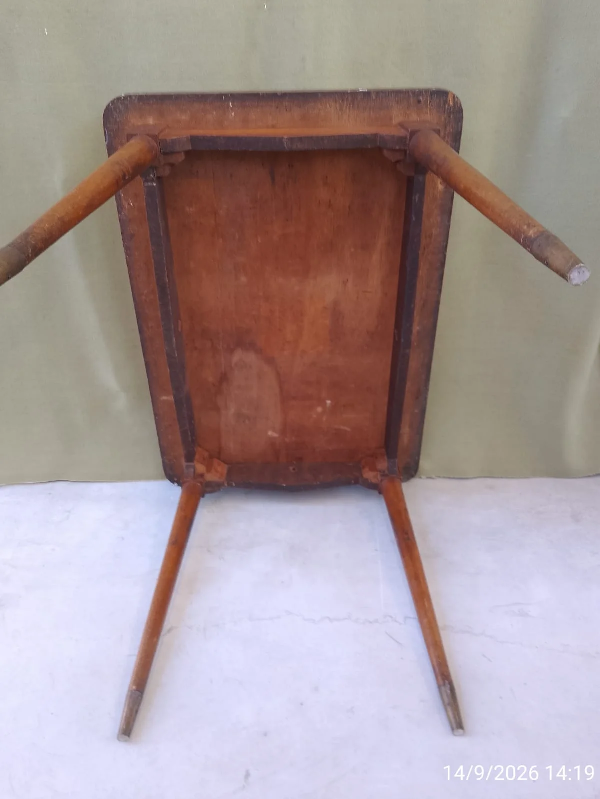 Mesa madera maciza con tapa enchapada — foto 7