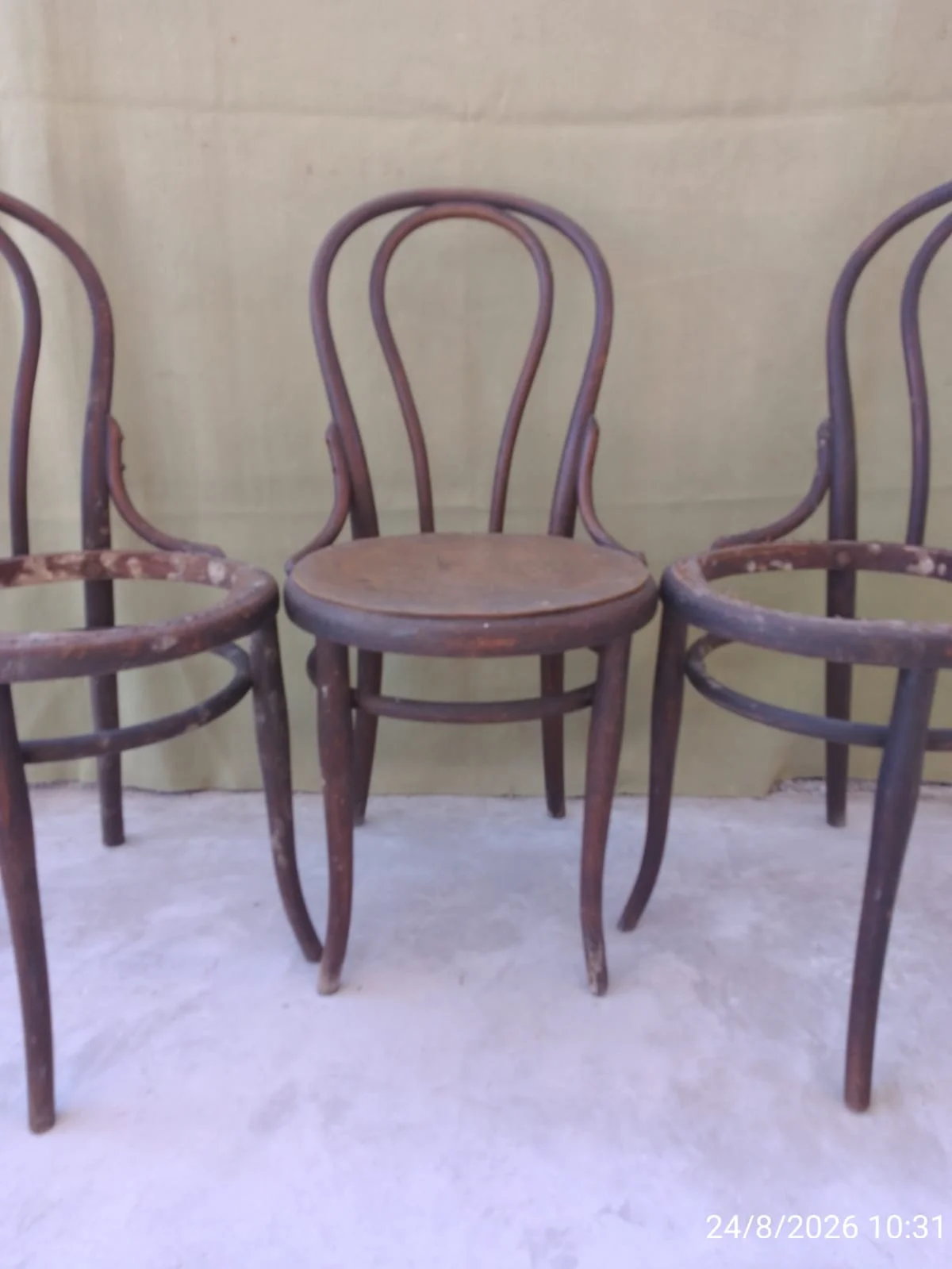 Juego X2 sillas Thonet de madera — foto 9