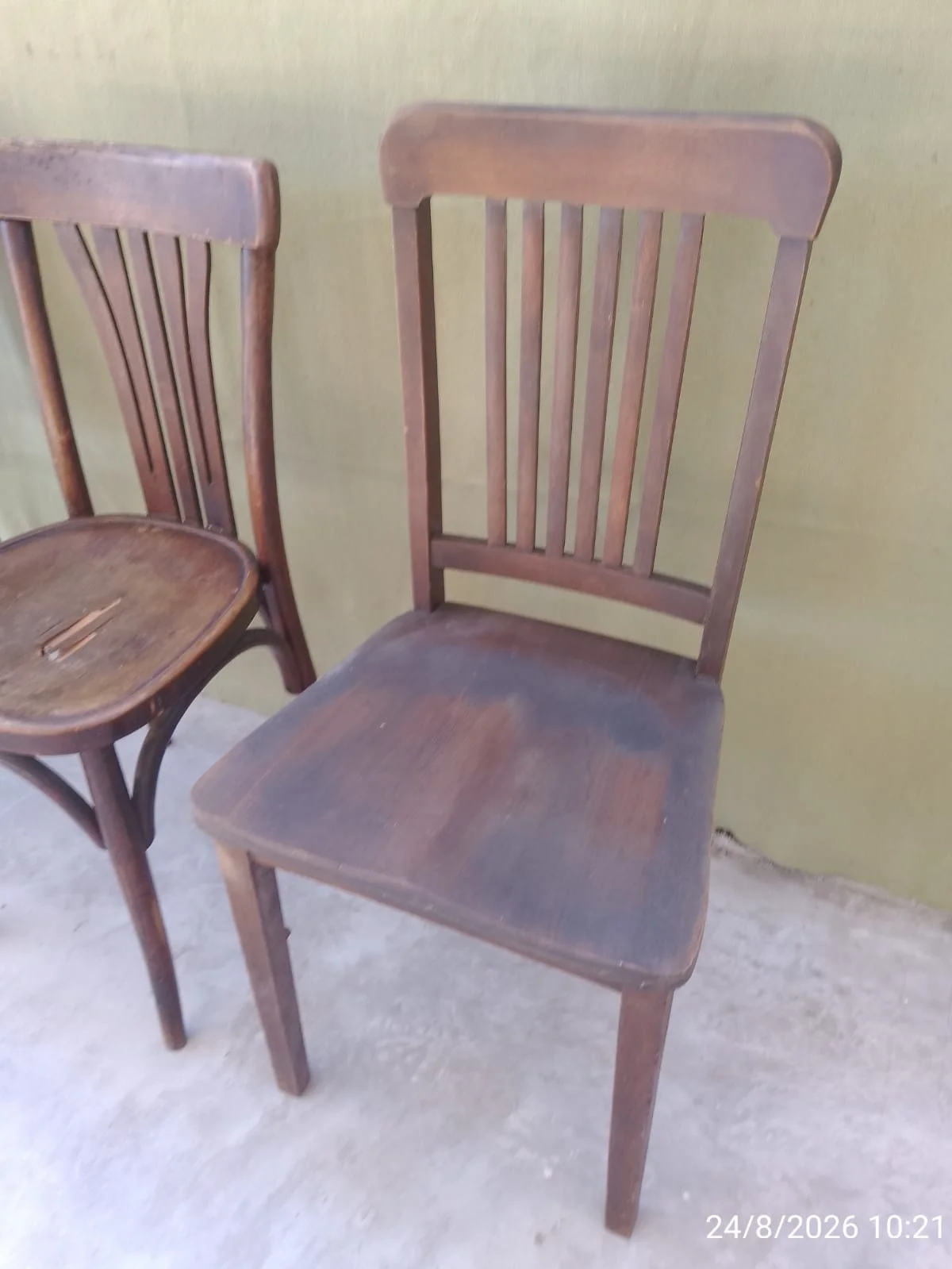 Juego X3 sillas de diseño para restaurar — foto 7
