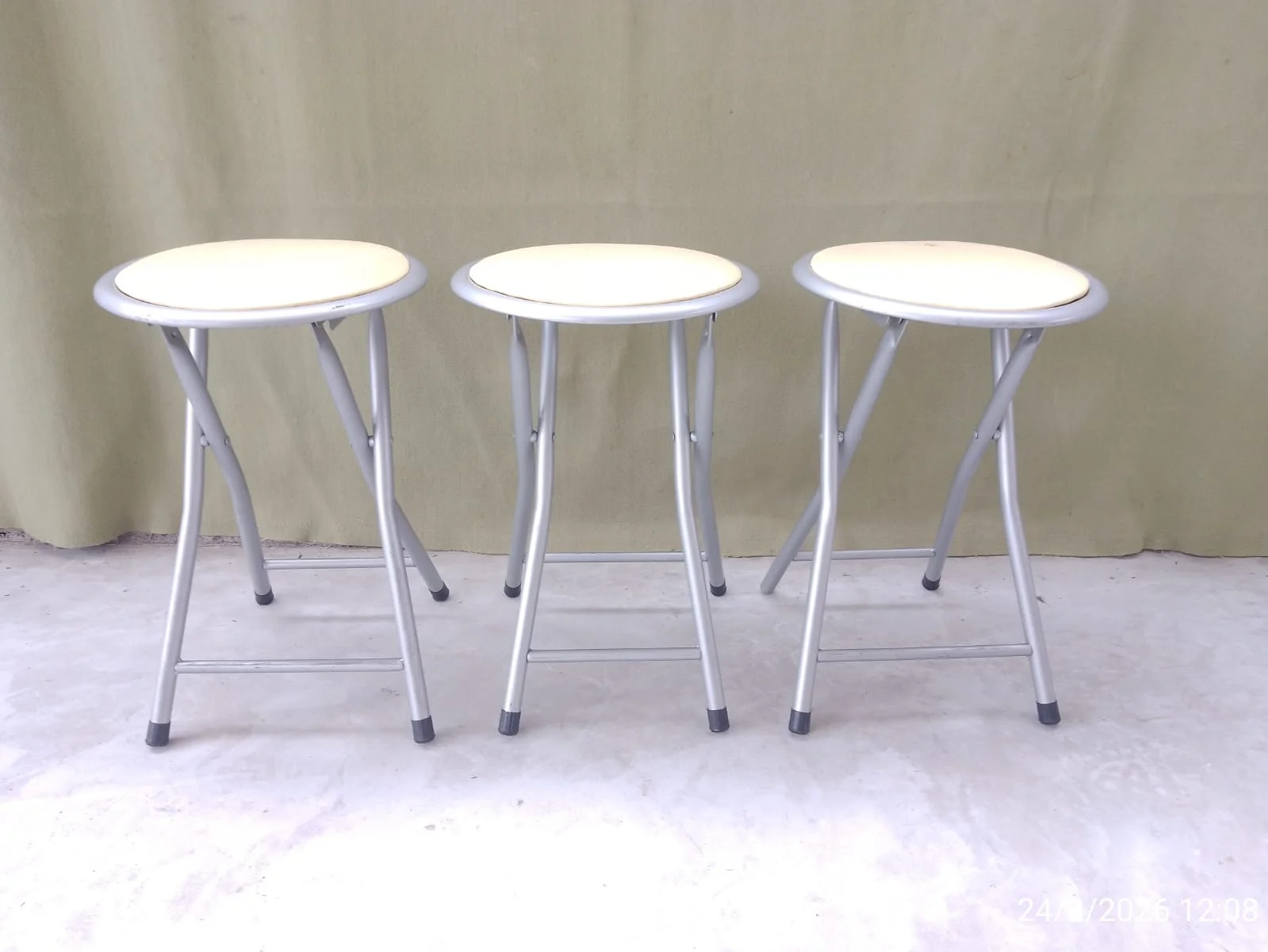 Juego de 3 Banquetas Taburetes plegables — foto 5