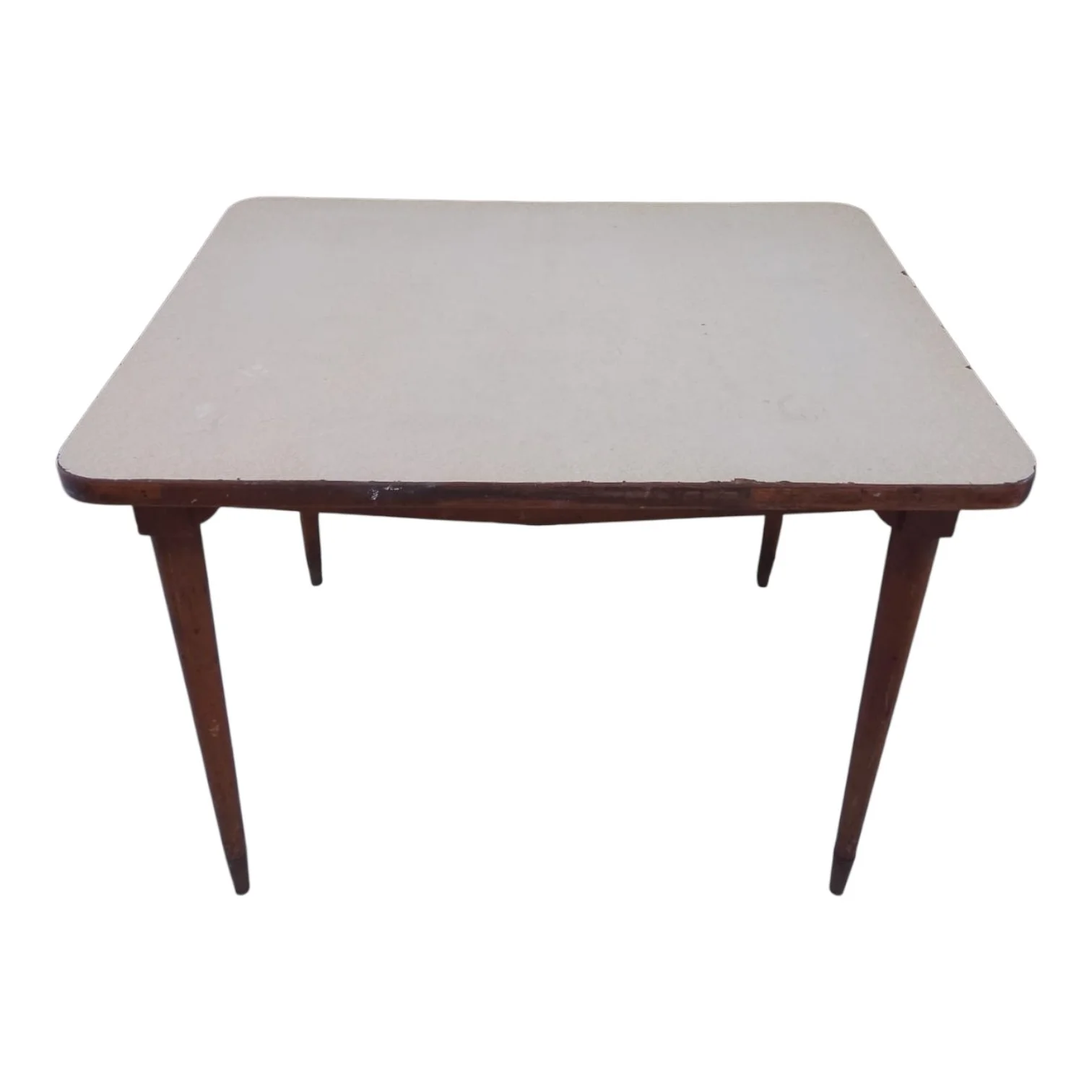 Mesa madera maciza con tapa enchapada — foto 2