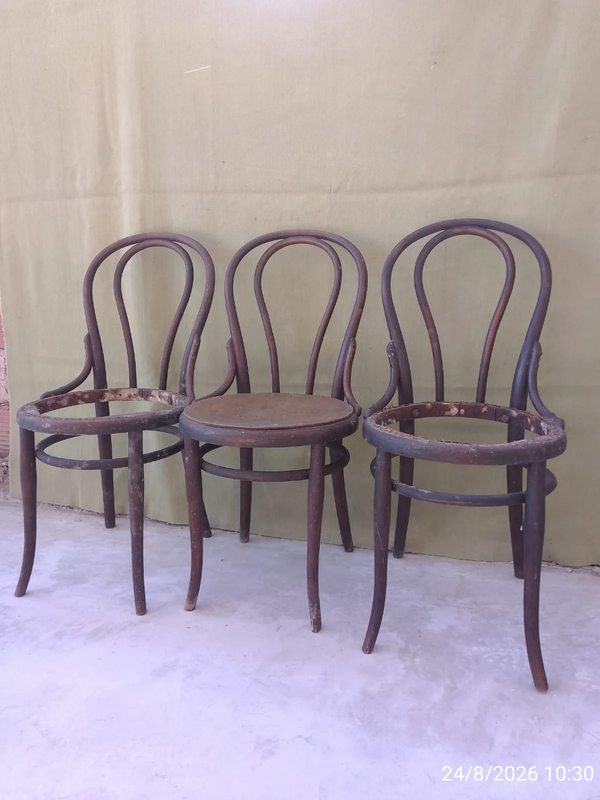 Juego X2 sillas Thonet de madera — foto 4