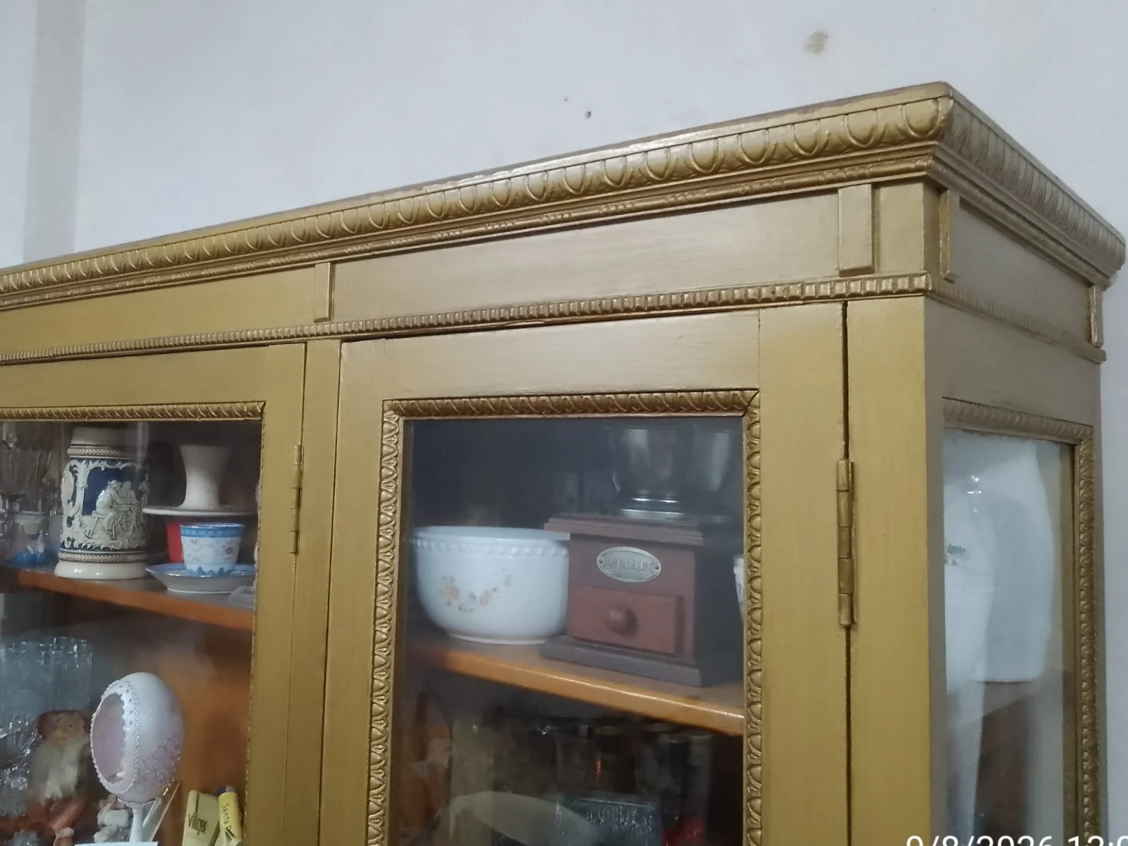 Vitrina Vajillero clásico con puertas de vidrio — foto 6
