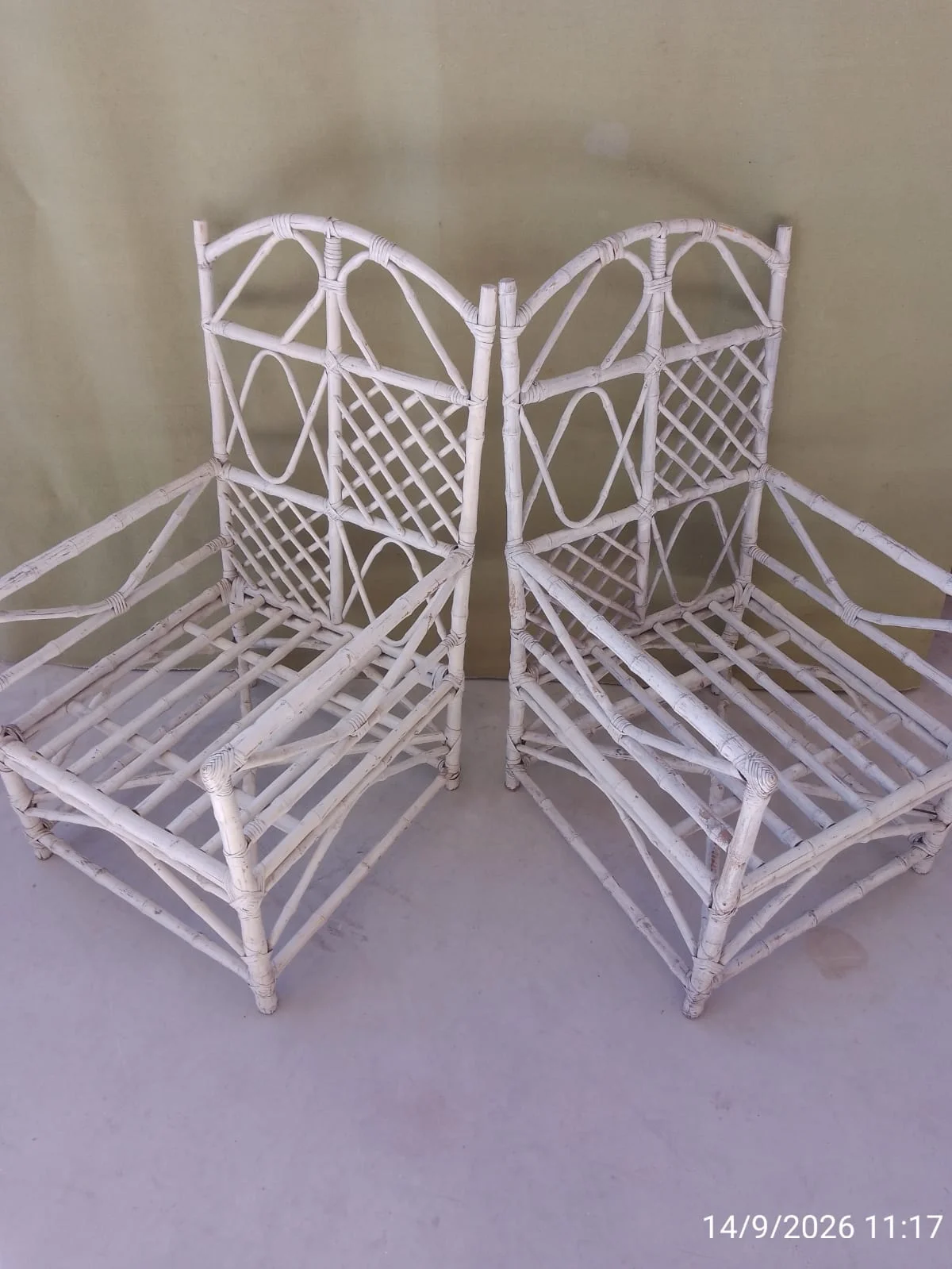 Juego x 2 Sillones de Mimbre — foto 5