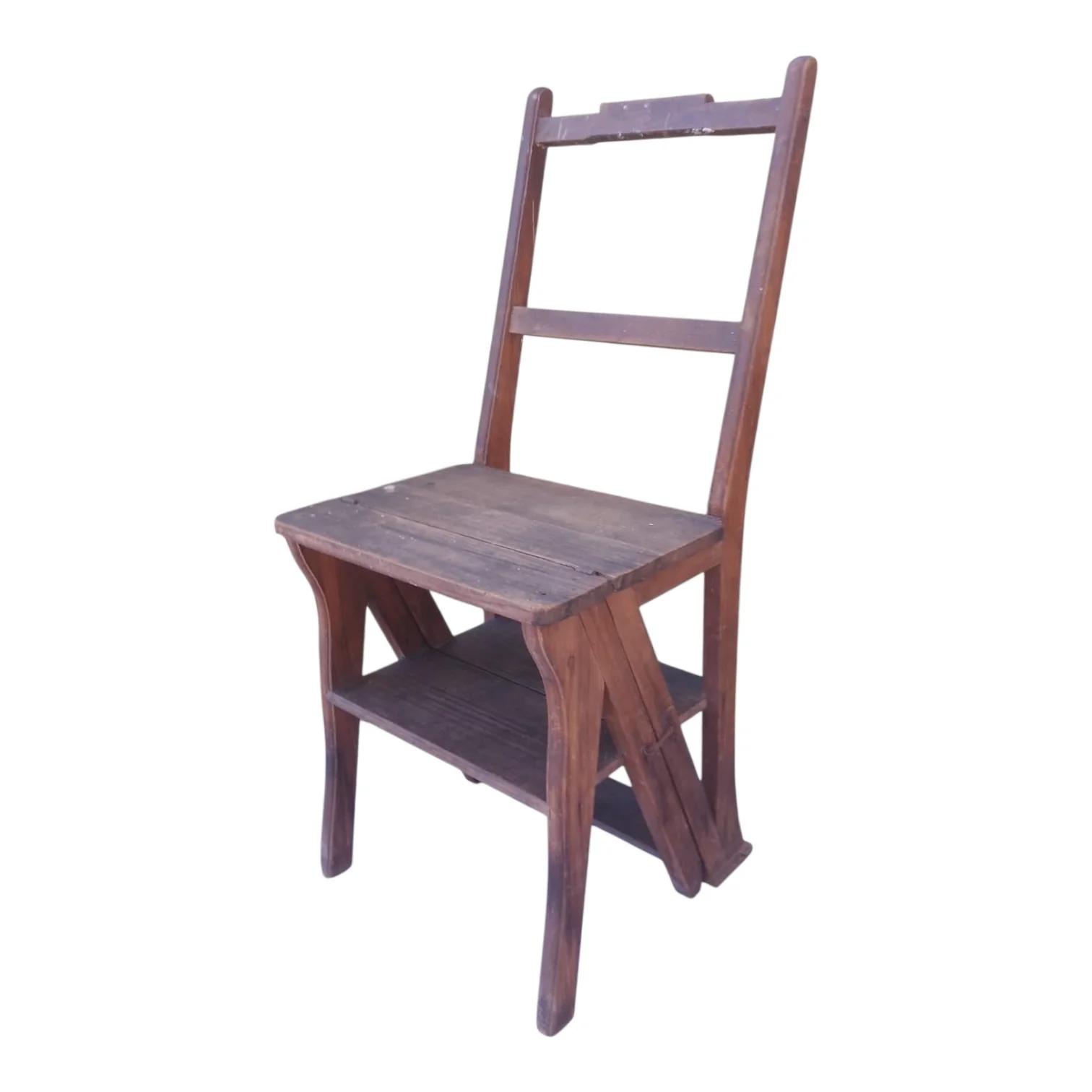 Silla tipo escalera de madera 4 peldaños