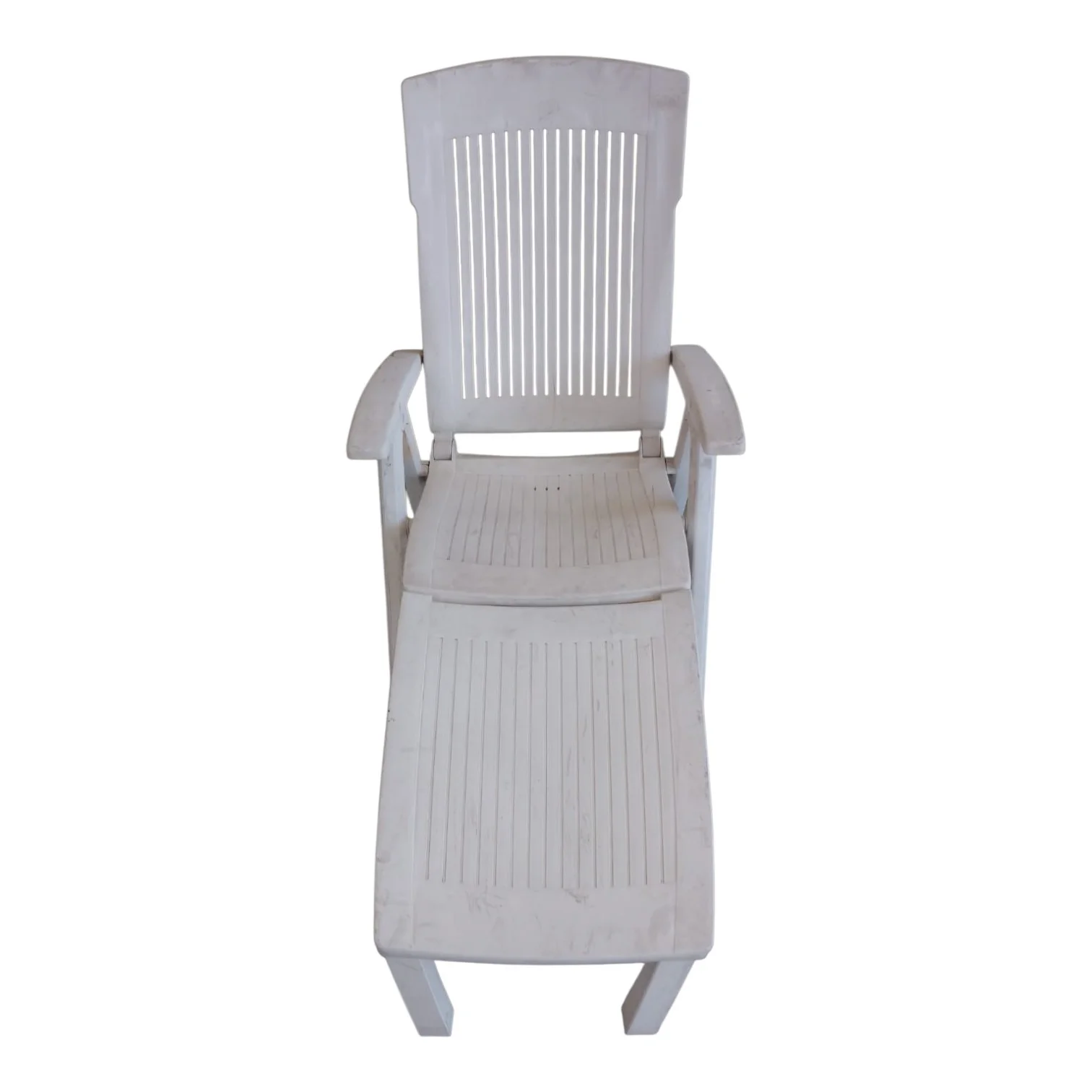 Silla reposera de plástico reclinable — foto 3