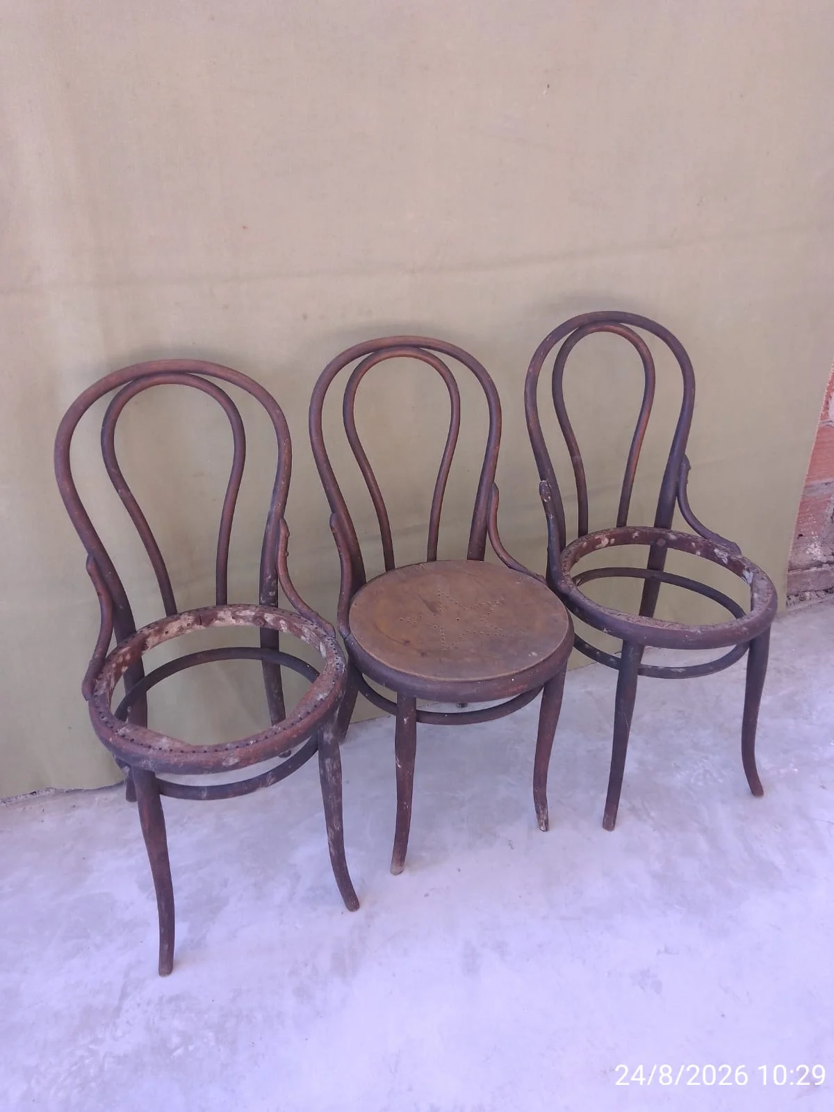 Juego X2 sillas Thonet de madera — foto 3