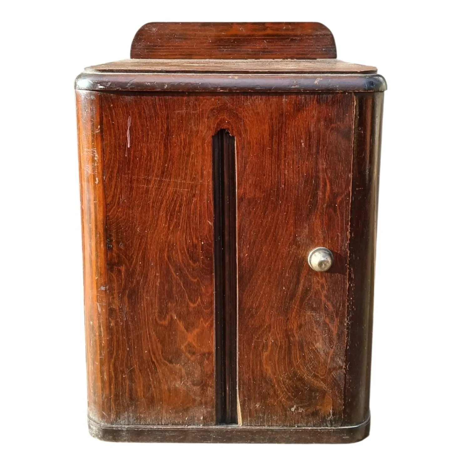 Mesa De Luz Vintage Madera Maciza Enchapada