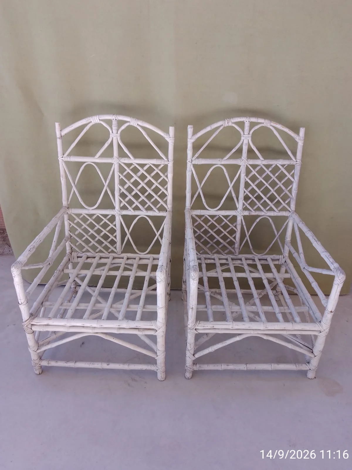 Juego x 2 Sillones de Mimbre — foto 7