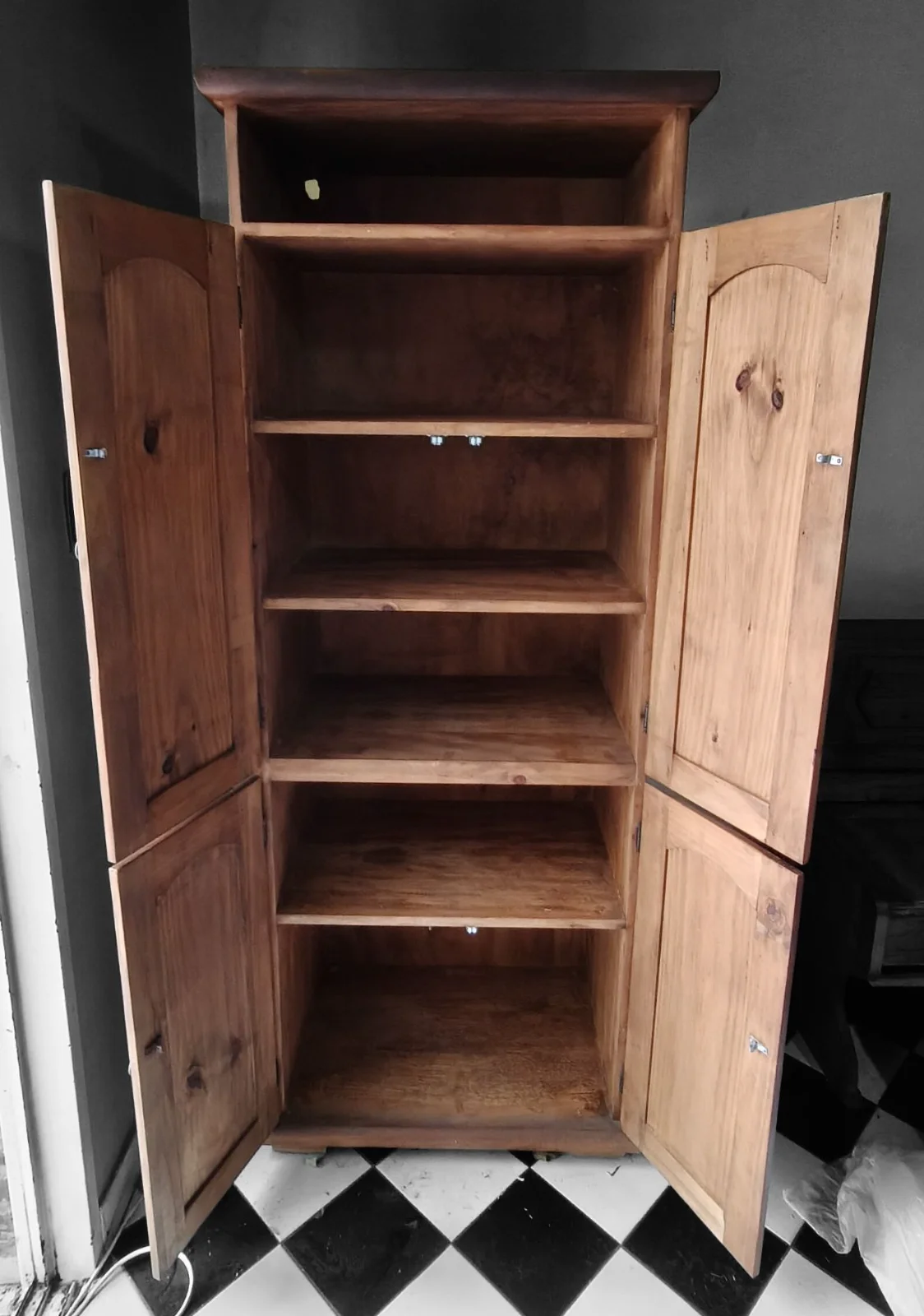 Despensero Mueble De Guardado De Cocina Estilo Campo — foto 3