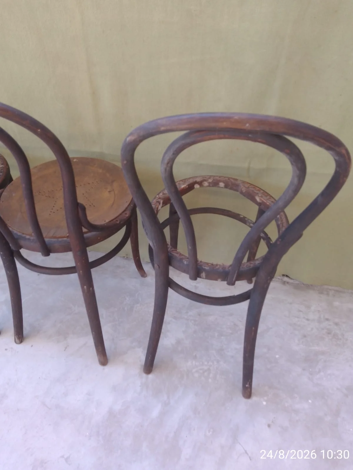 Juego X2 sillas Thonet de madera — foto 7