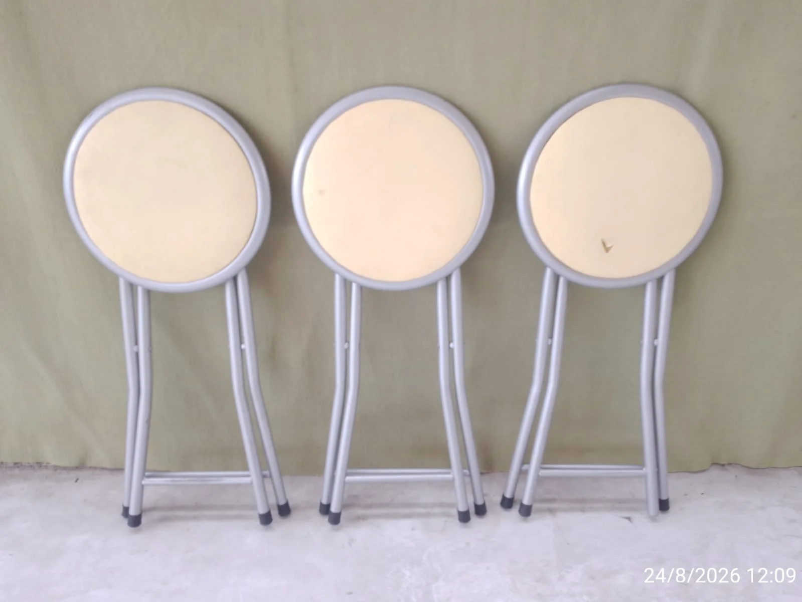 Juego de 3 Banquetas Taburetes plegables — foto 3