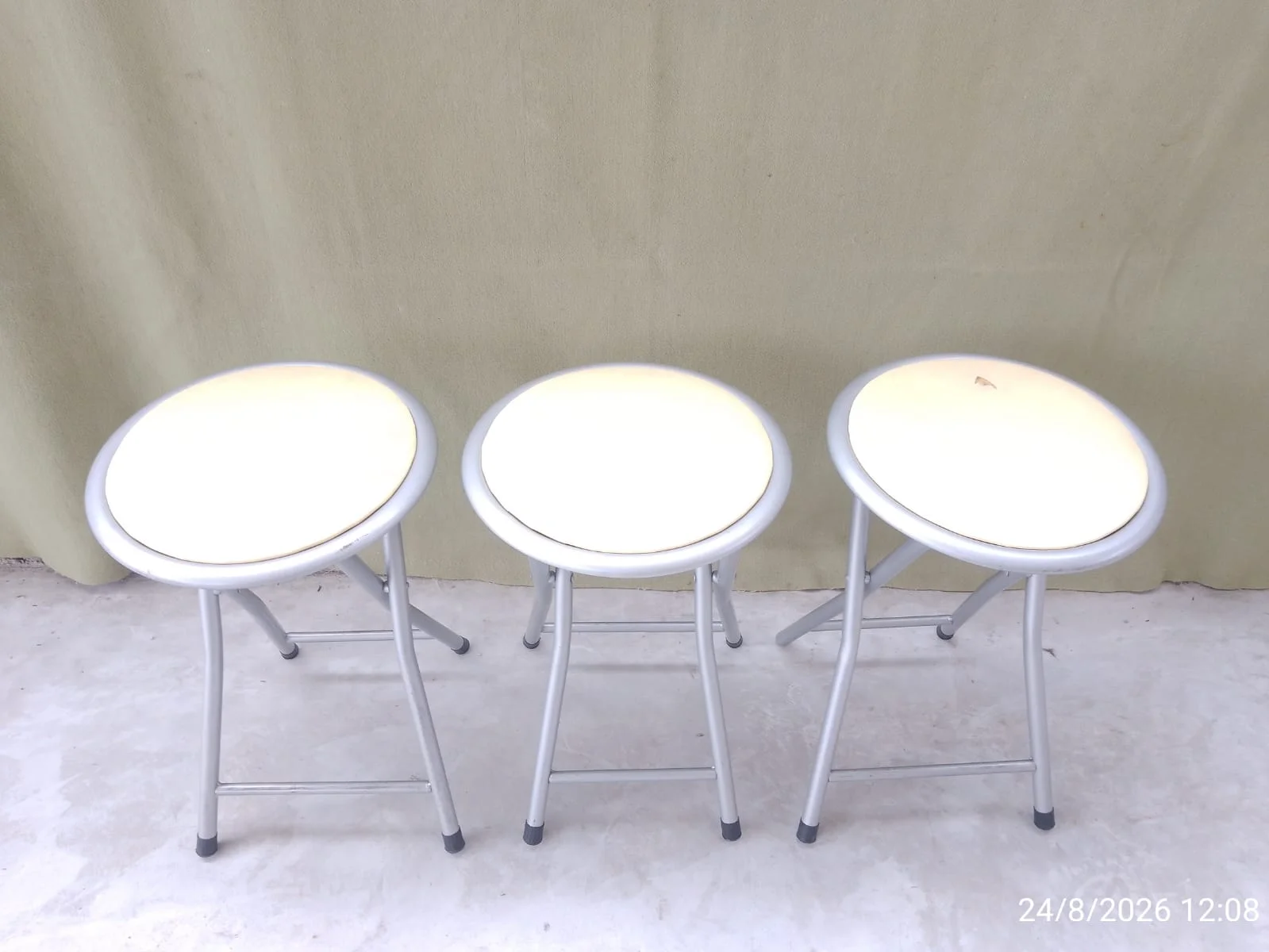 Juego de 3 Banquetas Taburetes plegables — foto 4