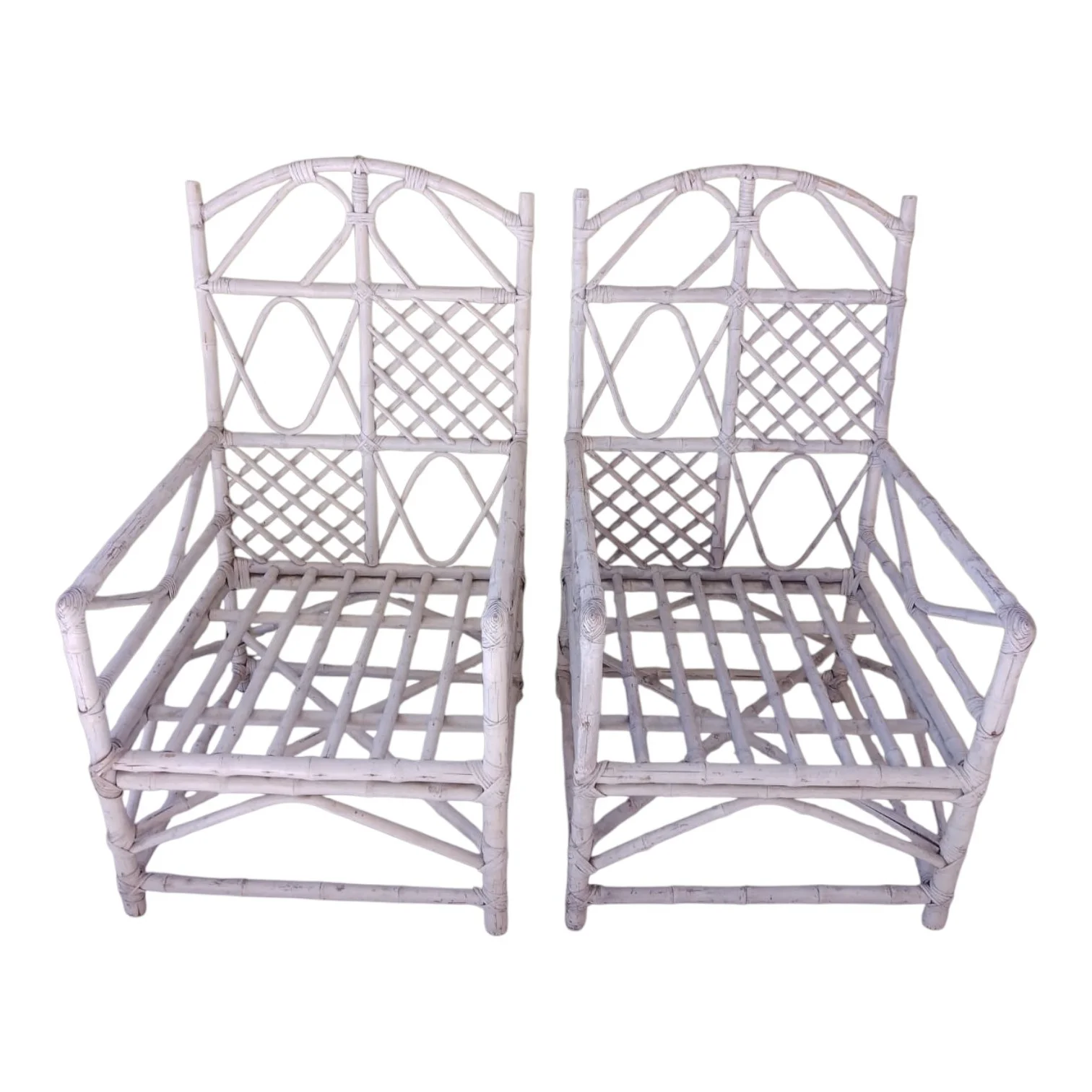 Juego x 2 Sillones de Mimbre