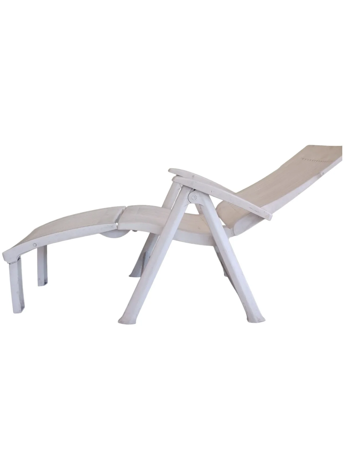 Silla reposera de plástico reclinable