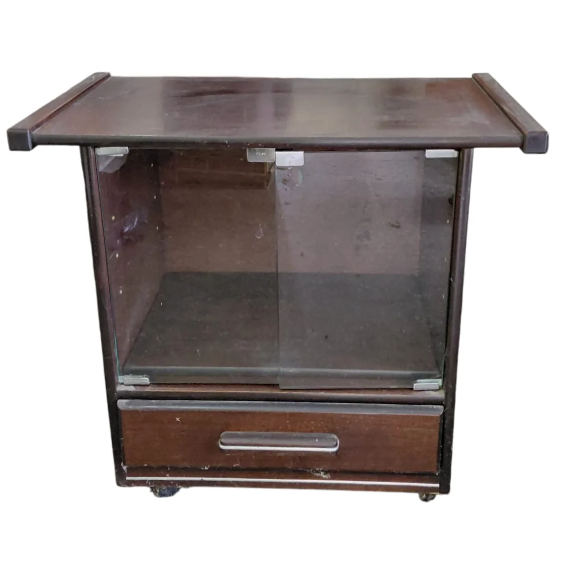 Mesa De Apoyo con Puertas De Vidrio y Cajón Cubiertero — foto 2