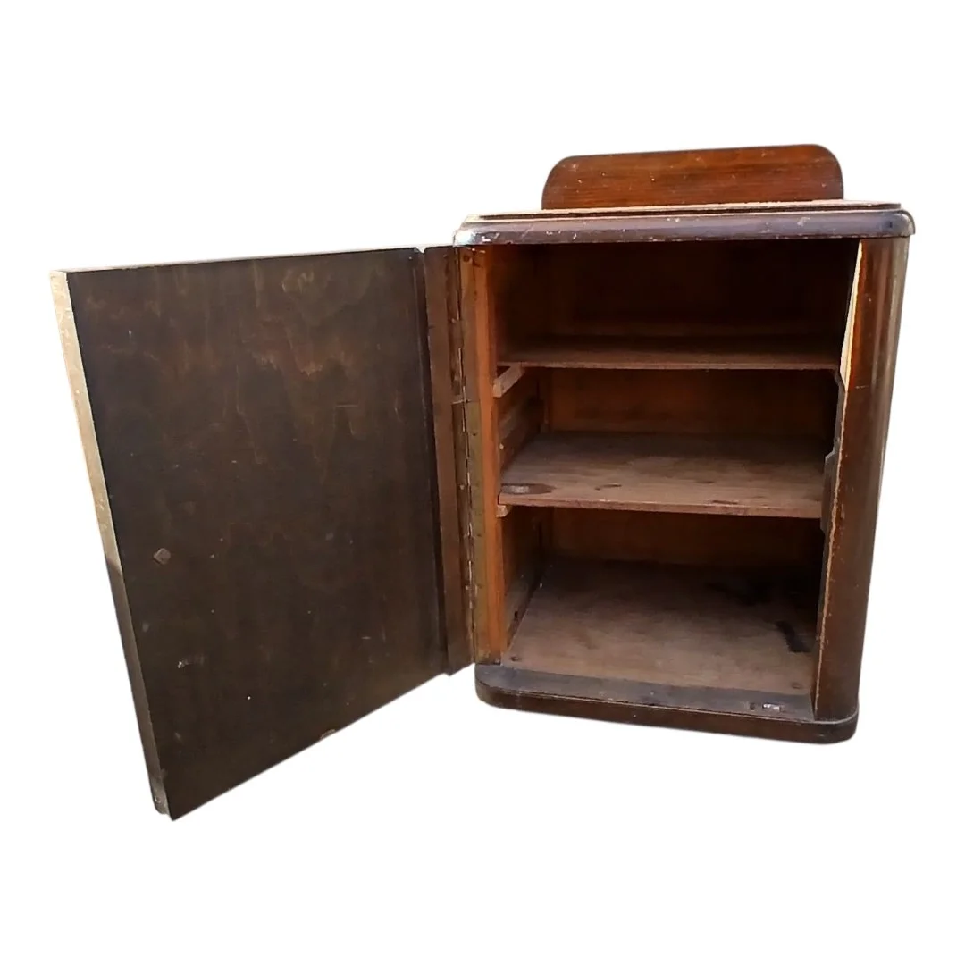 Mesa De Luz Vintage Madera Maciza Enchapada — foto 3