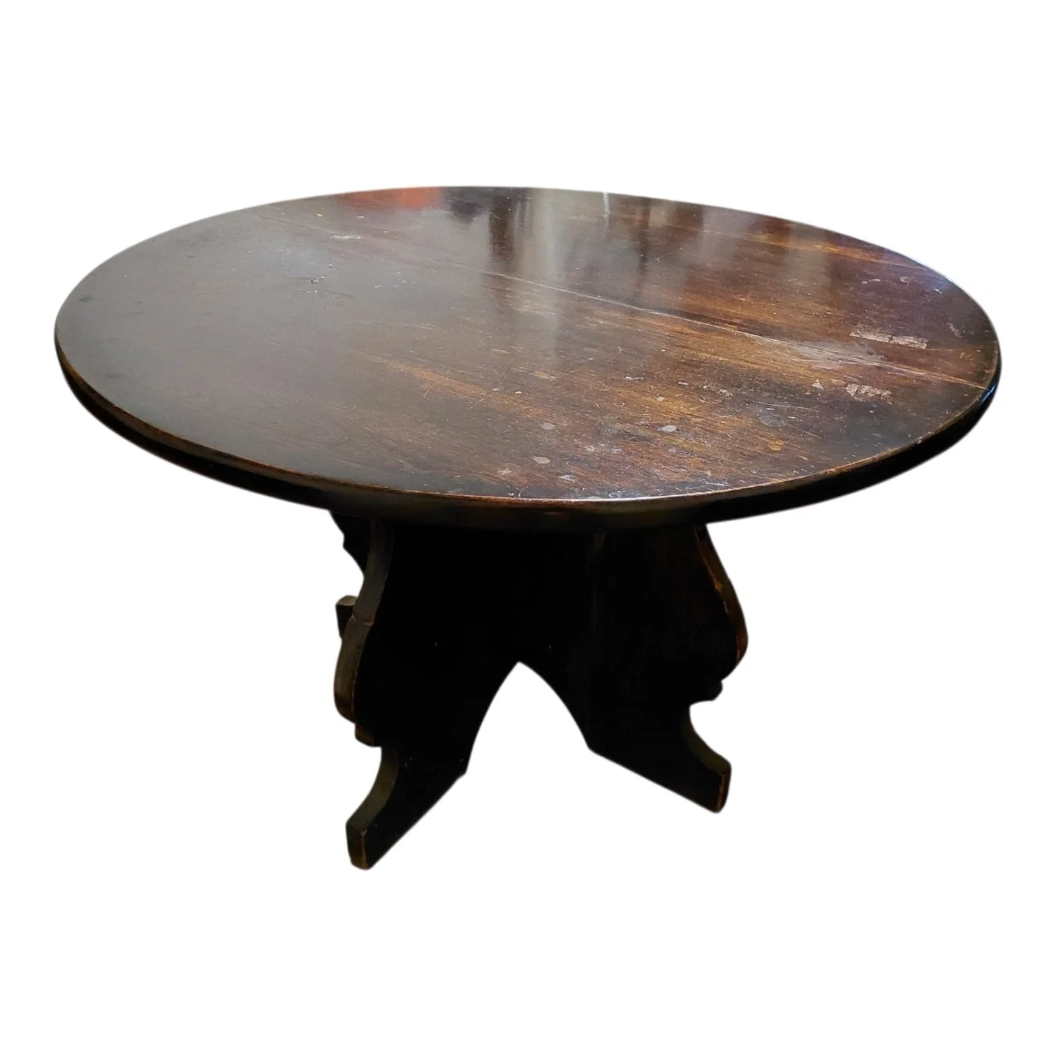 Mesa de comedor plegable de madera