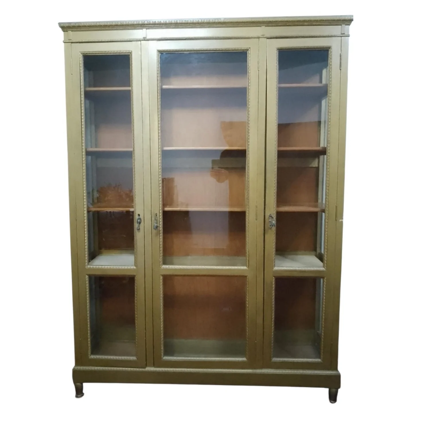 Vitrina Vajillero clásico con puertas de vidrio