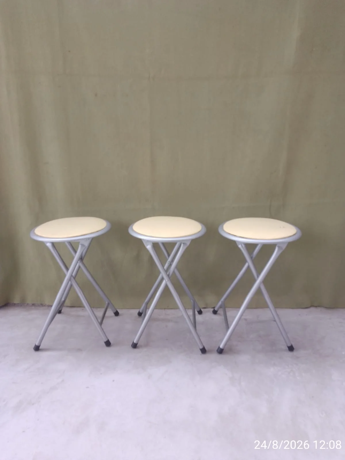 Juego de 3 Banquetas Taburetes plegables — foto 9