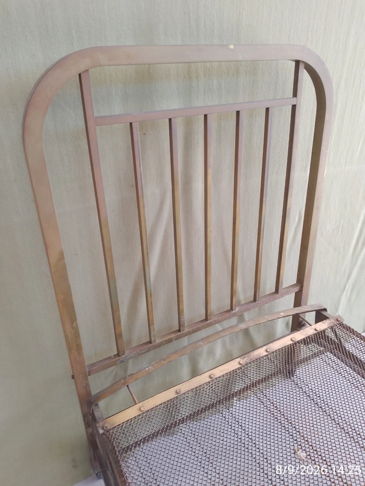 Cama de Bronce antigua 1 Plaza — foto 7