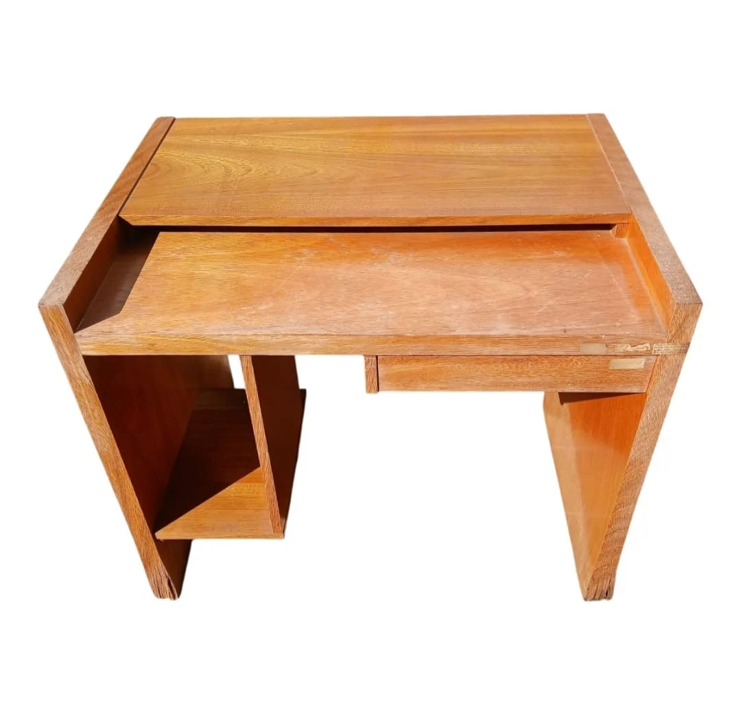 Escritorio De Madera Enchapada — foto 2